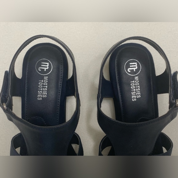 MOOTSIES TOOTSIES NASSAU OPEN FRONT SANDALS - SZ 7 1/2 - Picture 3 of 9